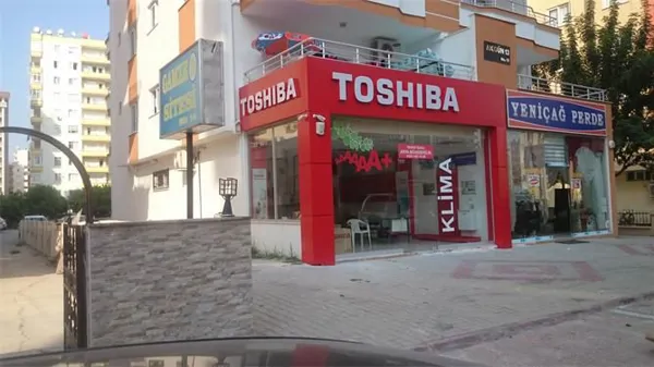 TOSHIBA FACADE SIGN ADVERTISEMENT