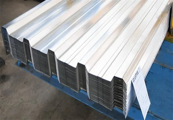 Galvanized and Painted Galvanized 27/200 Trapezoidal Sheet and Ridge Tile