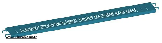 Ülküsan Scaffolding Walking Platform - Steel Plank