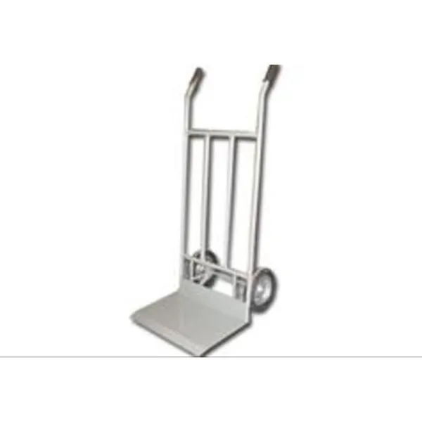 Painted vertical wheelbarrow