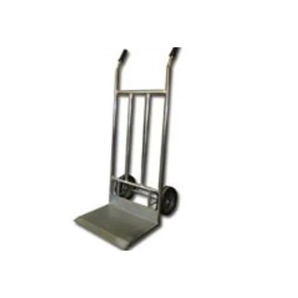 Vertical galvanized wheelbarrow