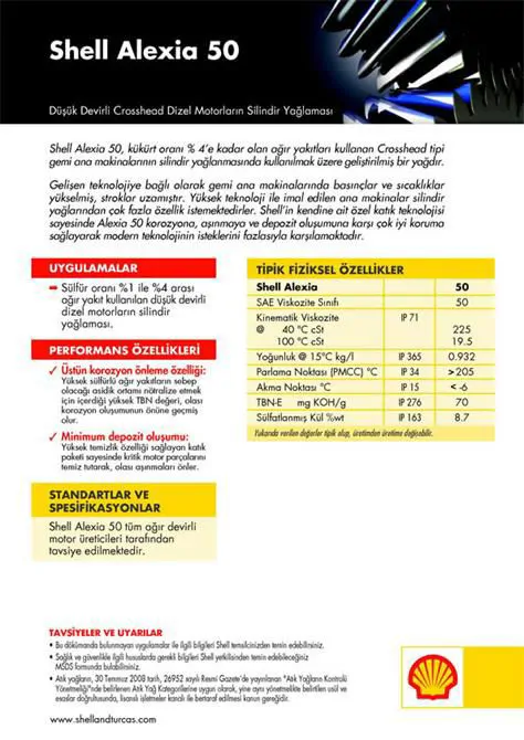 Shell Alexia Cylinder Lubrication for Diesel Engines