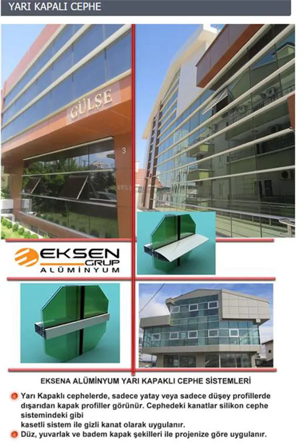 Semi-Covered Facade Systems