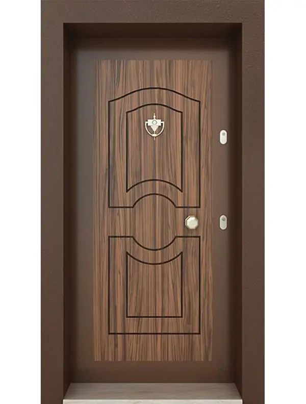 Eyüp Walnut Steel Door