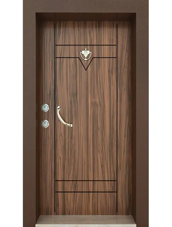 Kervan Walnut Steel Door