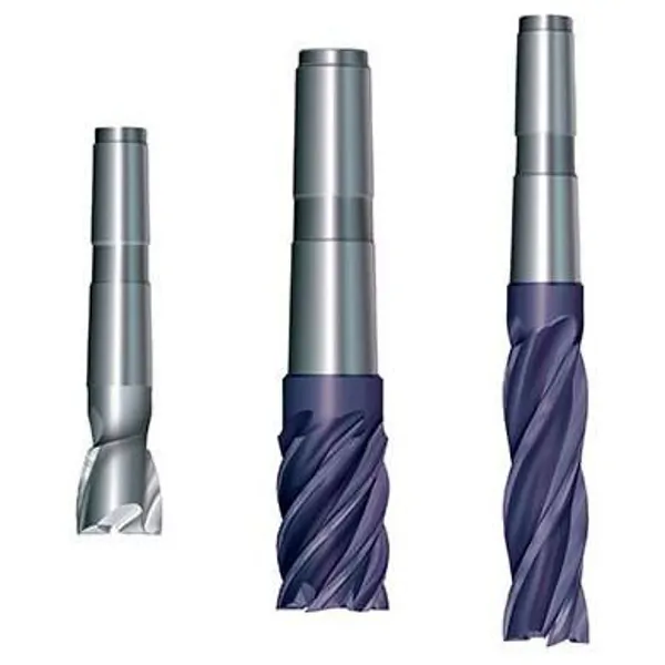 Tapered shaft end shafts
