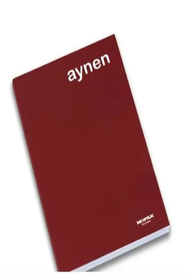 Just like an A4 school notebook.