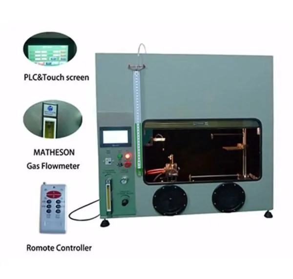 Horizontal and Vertical Combustion Test Device