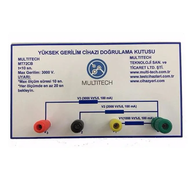 High Voltage Device Calibration Verification Box