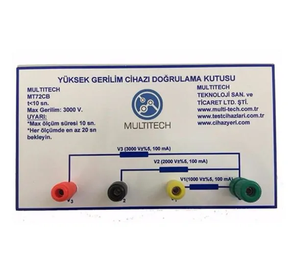 High Voltage Device Calibration Verification Box