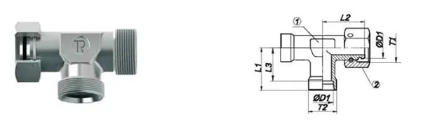Pipe Connector Side Leg T