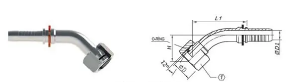 Hose Connector with Swivel Nut