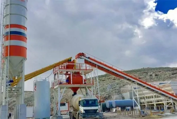 Plus ST 100 Stationary Concrete Batching Plant