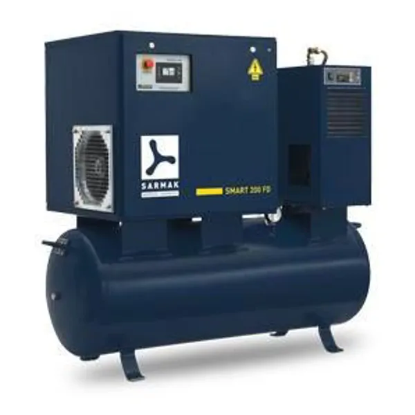 Electric Small Capacity Tank-Mounted Screw Compressor