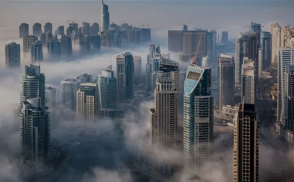 FOG EFFECT CREATED USING THE FOGGING METHOD