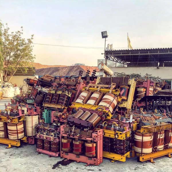 Scrap metal to be dismantled