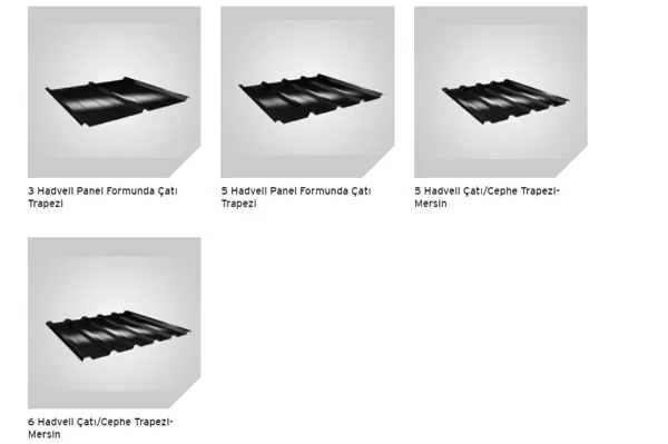 Trapezoidal Sheets