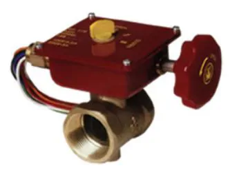 Global Safety 11/4" Dişli İzleme Anahtarlı Kelebek Vana