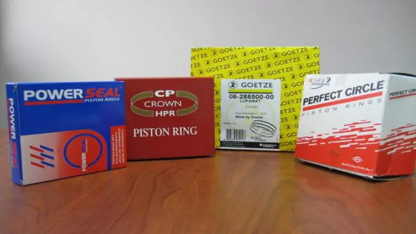 PISTON RINGS AND SETS FOR PISTONS OF ALL SIZES.