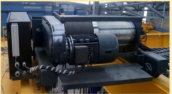 Specifications of Double Girder Trolley Electric Winch
