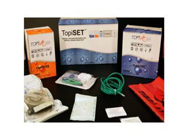 TopiSet Topical Hybrid E-Tens Wound Closure and Dressing Set