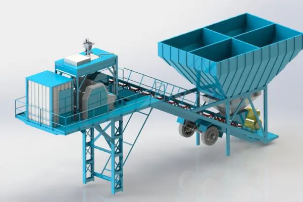 MOBILE CONCRETE BATCHING PLANTS