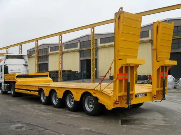 4 AXLES 16 TIRES JUMBO LOWBED