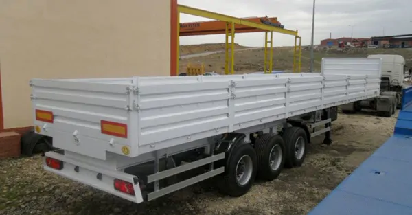 13.60 OPEN BOX (FLAT BOX) SEMI-TRAILER