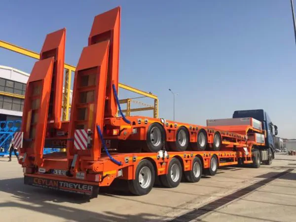 EXTENDABLE 4-AXLE LOWBED