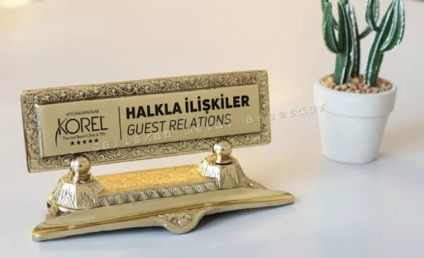 desktop nameplate