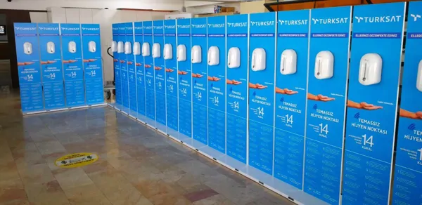 SPECIAL DISINFECTANT AND MASK STANDS