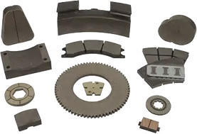 Crane brake pad manufacturing