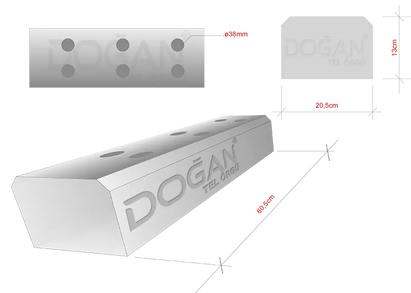 Mobil Çit Beton Ayak