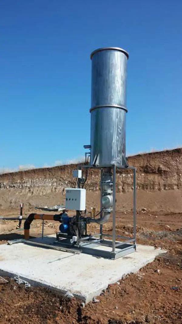 Elevated Gas Combustion Flue