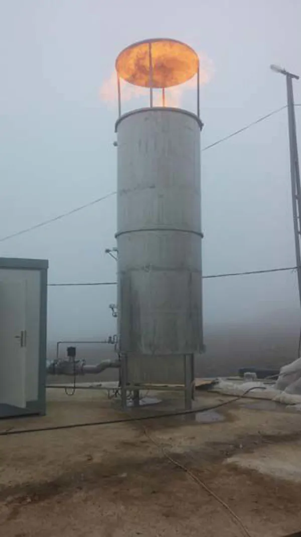 Gas Burning Chimney