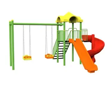 Metal Plastik Çocuk Oyun Parkları