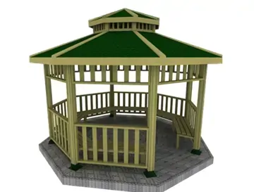 Ahşap Kamelya Çardak Gazebo