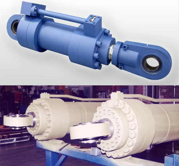 CUSTOM DESIGNED HYDRAULIC CYLINDERS ACCORDING TO REQUIRED OPERATING CONDITIONS.