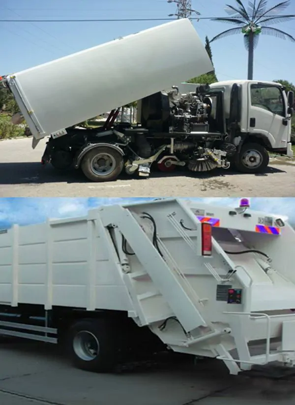 ARAÇ ÜSTÜ EKİPMAN, ÇÖP KAMYONLARI, İTFAİYE ARAÇLARI, YOL SÜPÜRGESİ ARAÇLARININ HİDROLİK SİLİNDİRLERİ