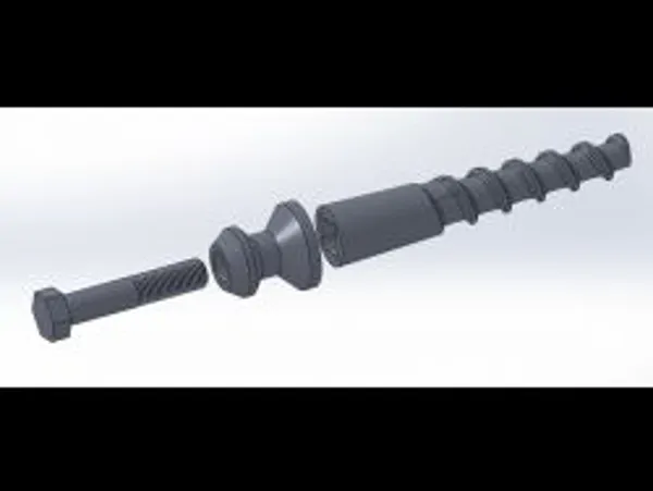 Removable Conical Anchor