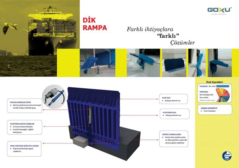 DİK YÜKLEME RAMPASI