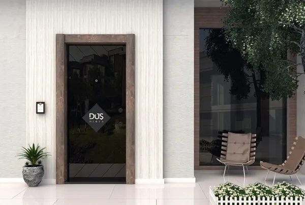 GLASS AND STEEL DOORS