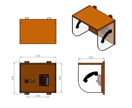 PHONE SHIELD FOR INSIDE THE TUNNEL