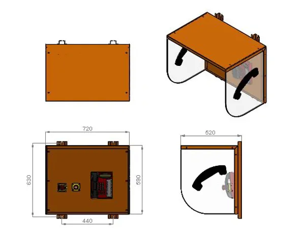 PHONE SHIELD FOR INSIDE THE TUNNEL