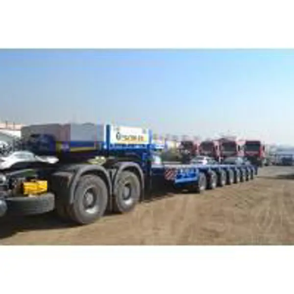 Manufacturing of 8-Axle Hydraulic Lowbed Trailers