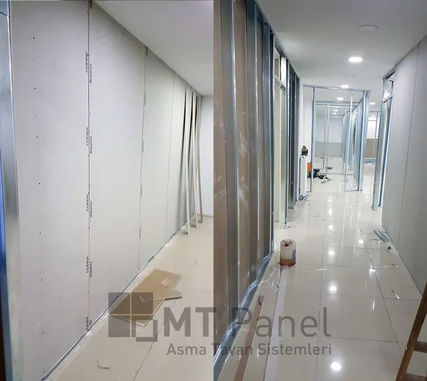 GYPSUM BOARD PARTITION WALL