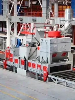 TUNNEL TYPE SHEET METAL - PROFILE SANDBLASTING MACHINE