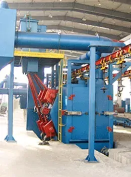 CONTINUOUS SUSPENDED SANDBLASTING MACHINE