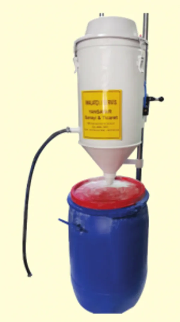 FIRE EXTINGUISHER DRY CHEMICAL POWDER DISCHARGE MACHINE