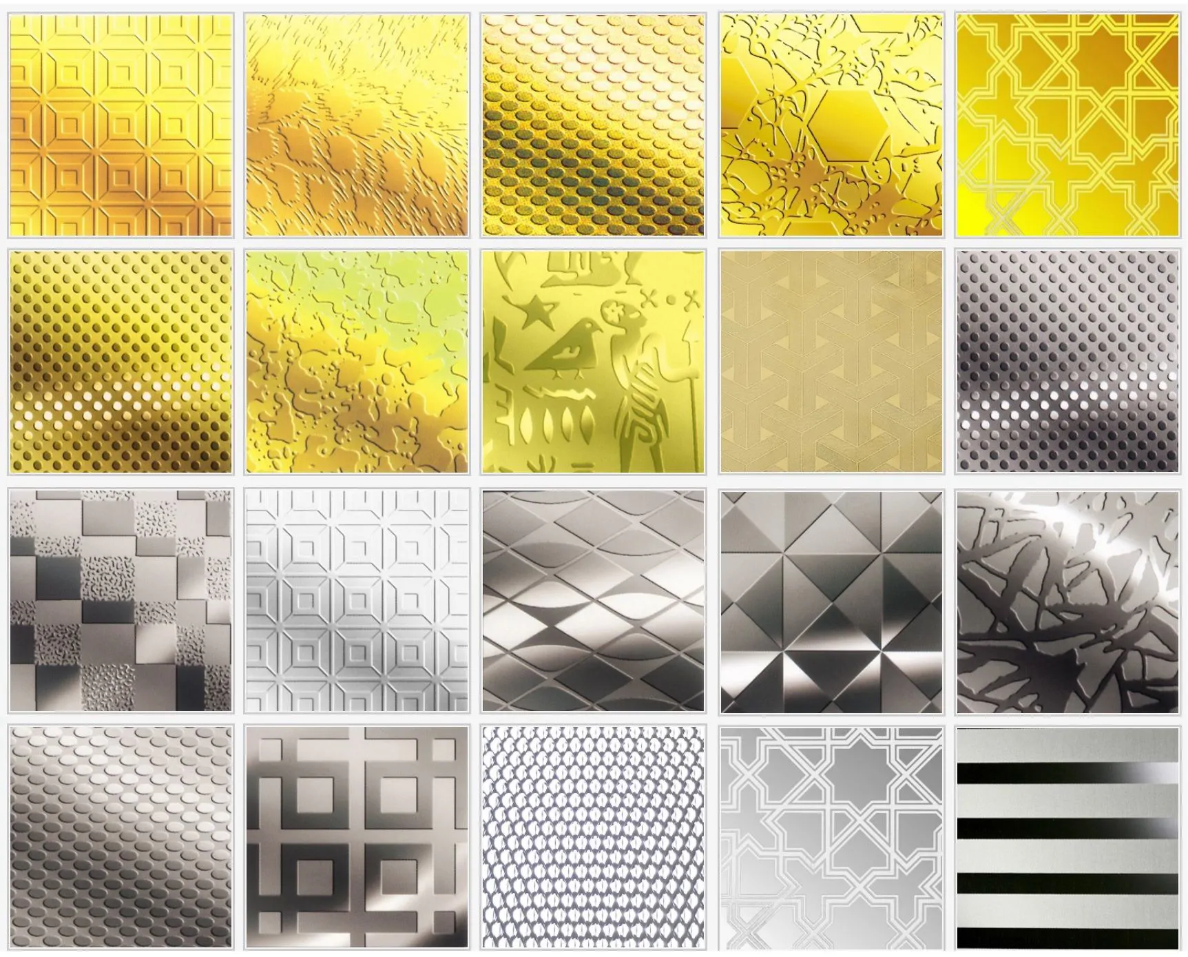 STAINLESS STEEL DECORATIVE SHEET METAL